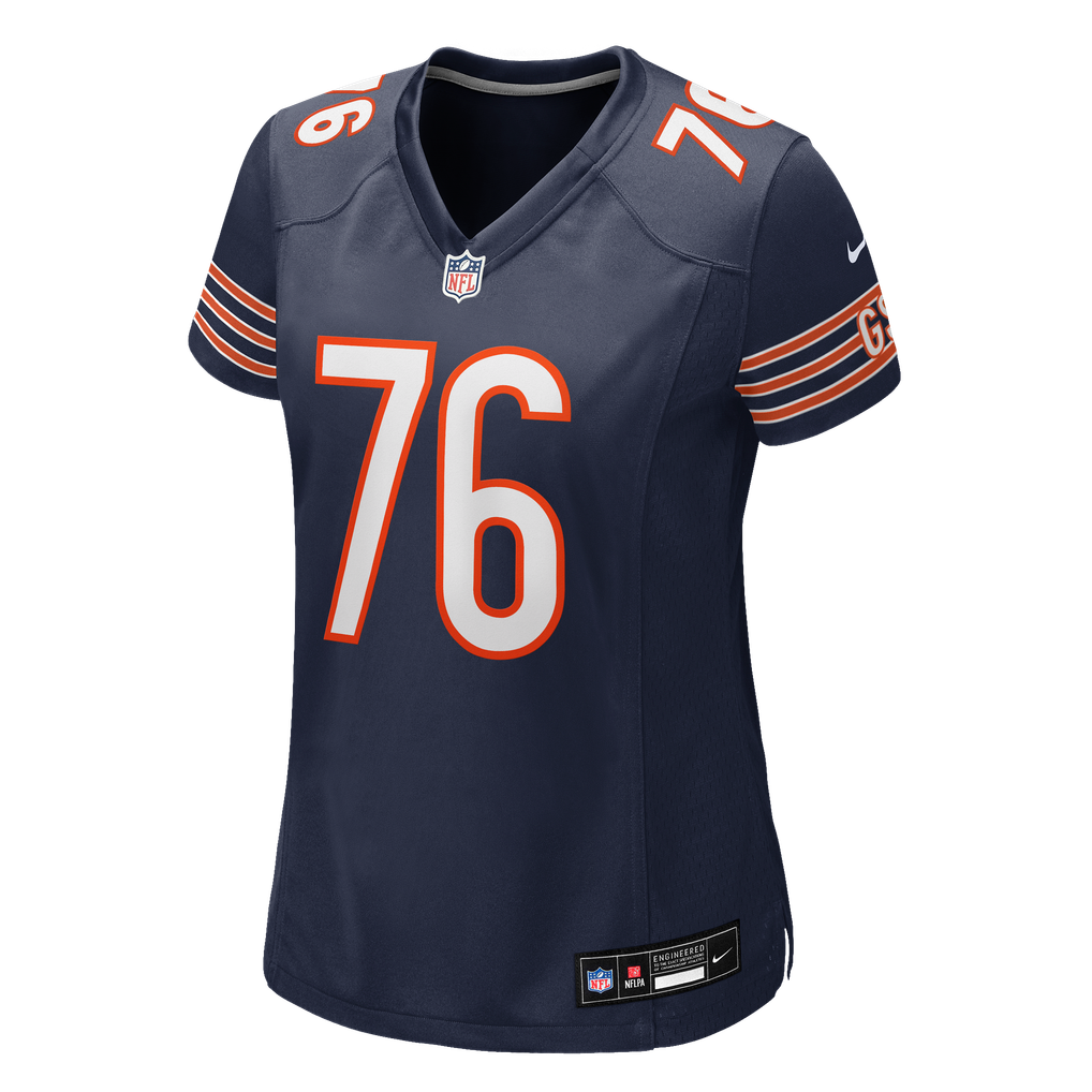 Women's Chicago Bears Caden Barnett Nike Navy Team Game Jersey - Image 7
