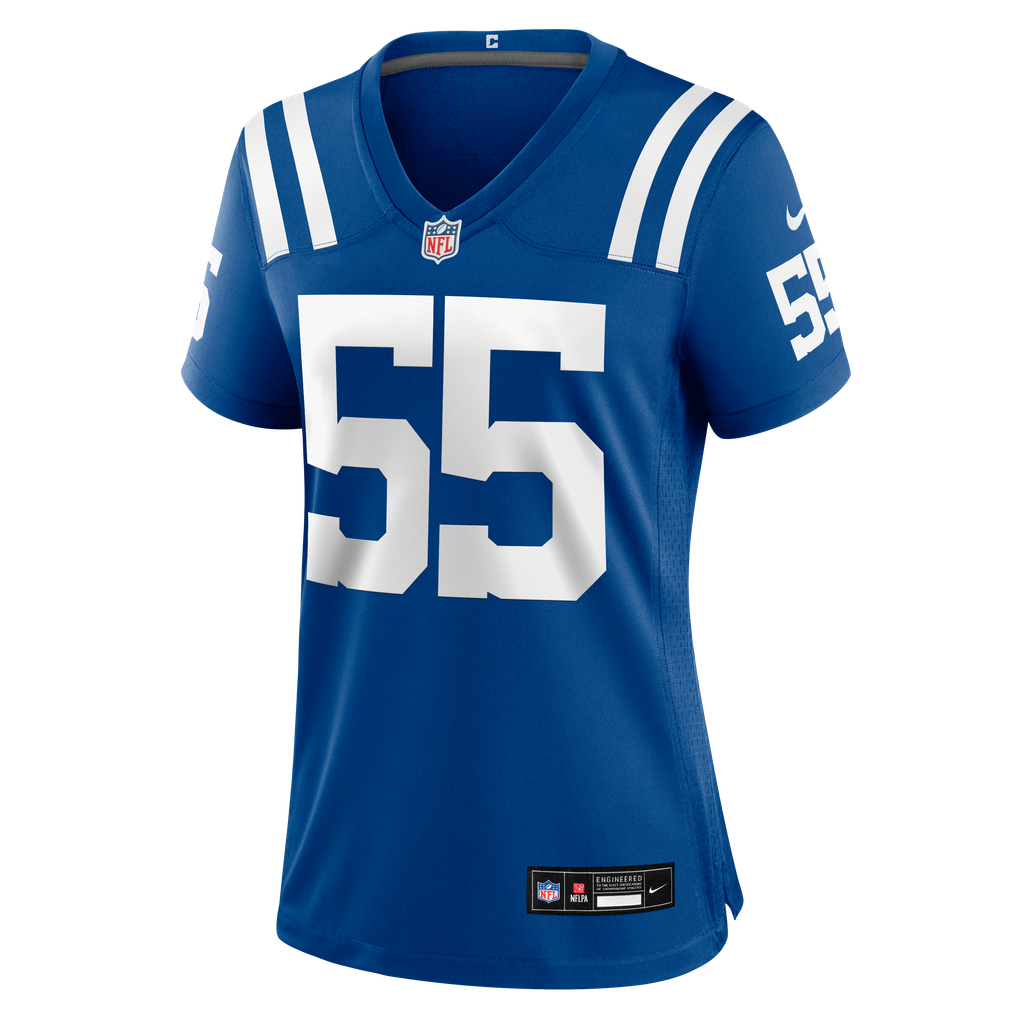 Women's Indianapolis Colts Caden Curry Nike Royal Team Game Jersey - Image 7