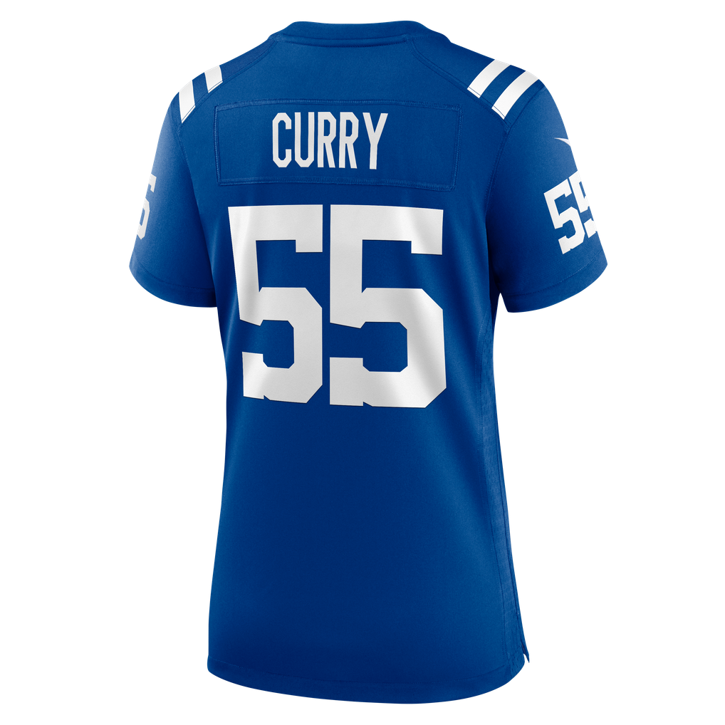 Women's Indianapolis Colts Caden Curry Nike Royal Team Game Jersey - Image 8