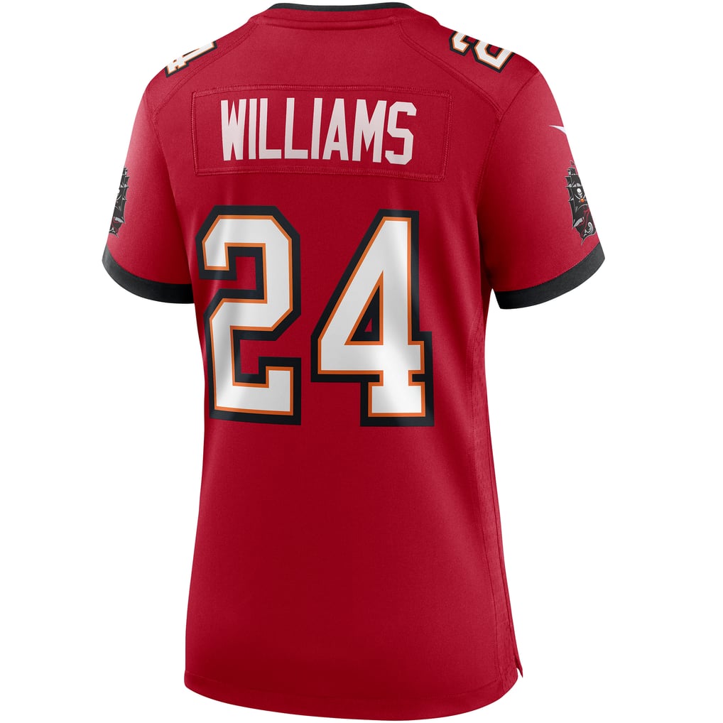 Women's Tampa Bay Buccaneers Cadillac Williams Nike Red Game Retired Player Jersey - Image 4