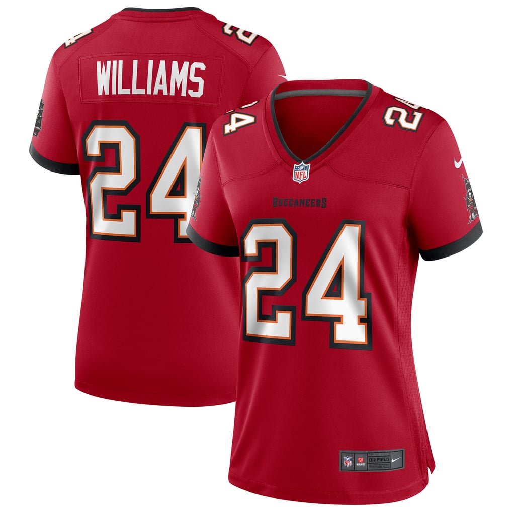 Women's Tampa Bay Buccaneers Cadillac Williams Nike Red Game Retired Player Jersey - Image 1