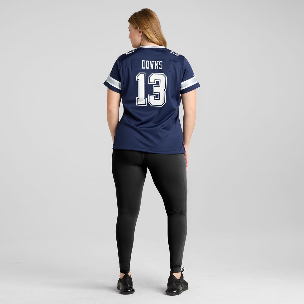 Women's Dallas Cowboys Caleb Downs Nike Navy Game Jersey - Image 6