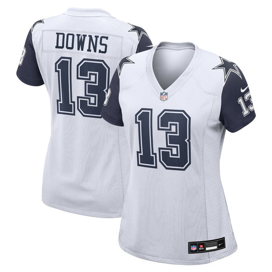 Women's Dallas Cowboys Caleb Downs Nike White Alternate Game Jersey - Image 1