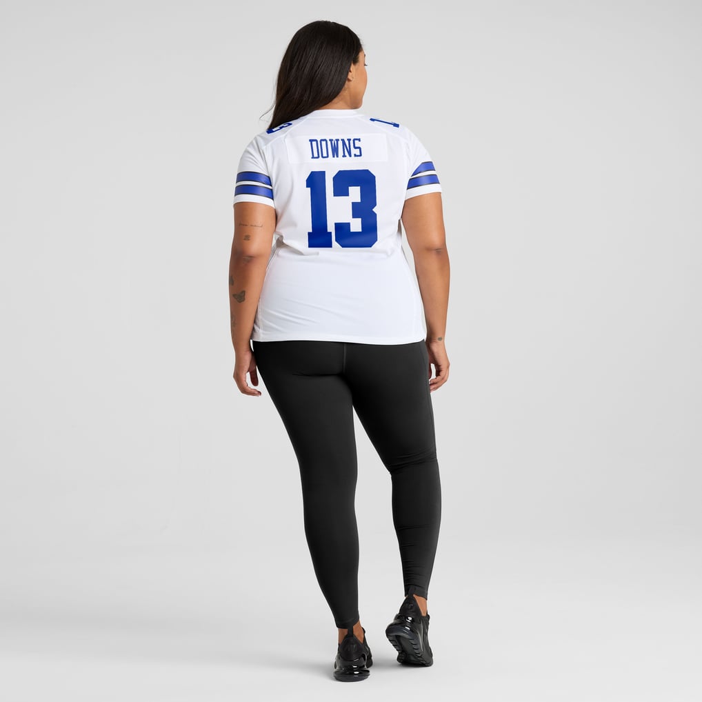 Women's Dallas Cowboys Caleb Downs Nike White Game Jersey - Image 6