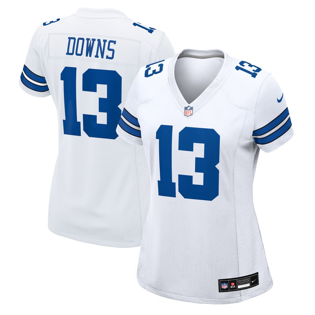Women's Dallas Cowboys Caleb Downs Nike White Game Jersey - Image 1