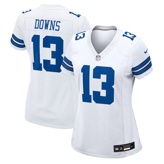 Women's Dallas Cowboys Caleb Downs Nike White Game Jersey - Image 1
