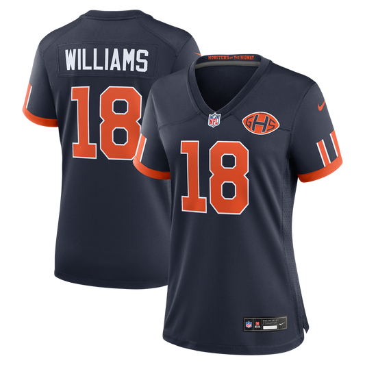 Women's Chicago Bears Caleb Williams Nike Navy 2026 Rivalries Collection Game Jersey - Image 1