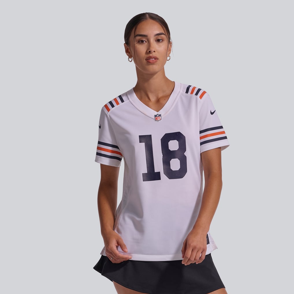 Women's Chicago Bears Caleb Williams Nike White 2nd Alternate Game Player Jersey - Image 3