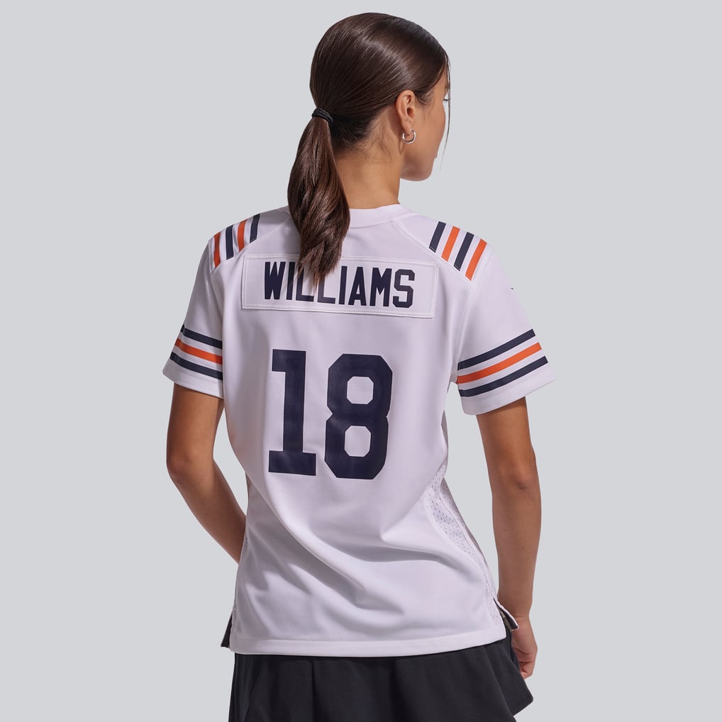 Women's Chicago Bears Caleb Williams Nike White 2nd Alternate Game Player Jersey - Image 4