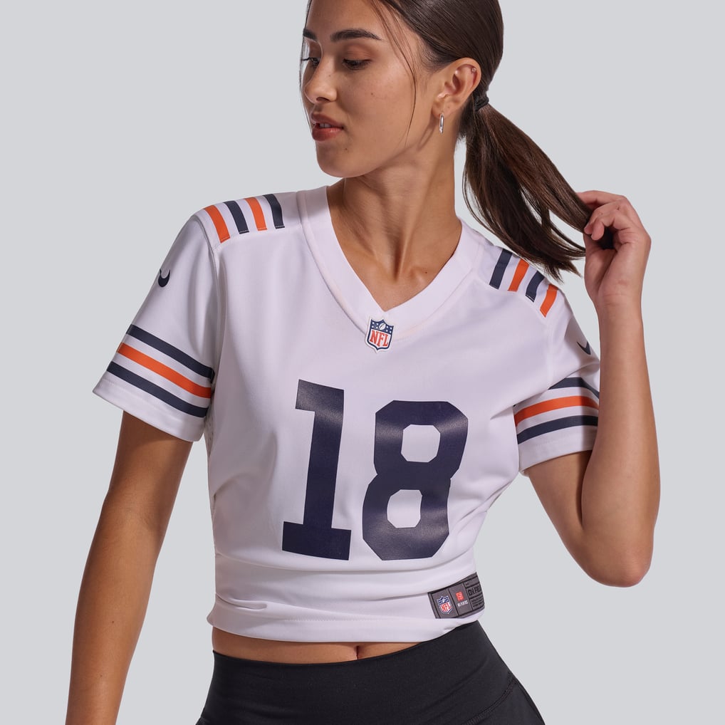 Women's Chicago Bears Caleb Williams Nike White 2nd Alternate Game Player Jersey - Image 10