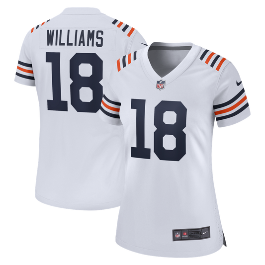 Women's Chicago Bears Caleb Williams Nike White 2nd Alternate Game Player Jersey - Image 1