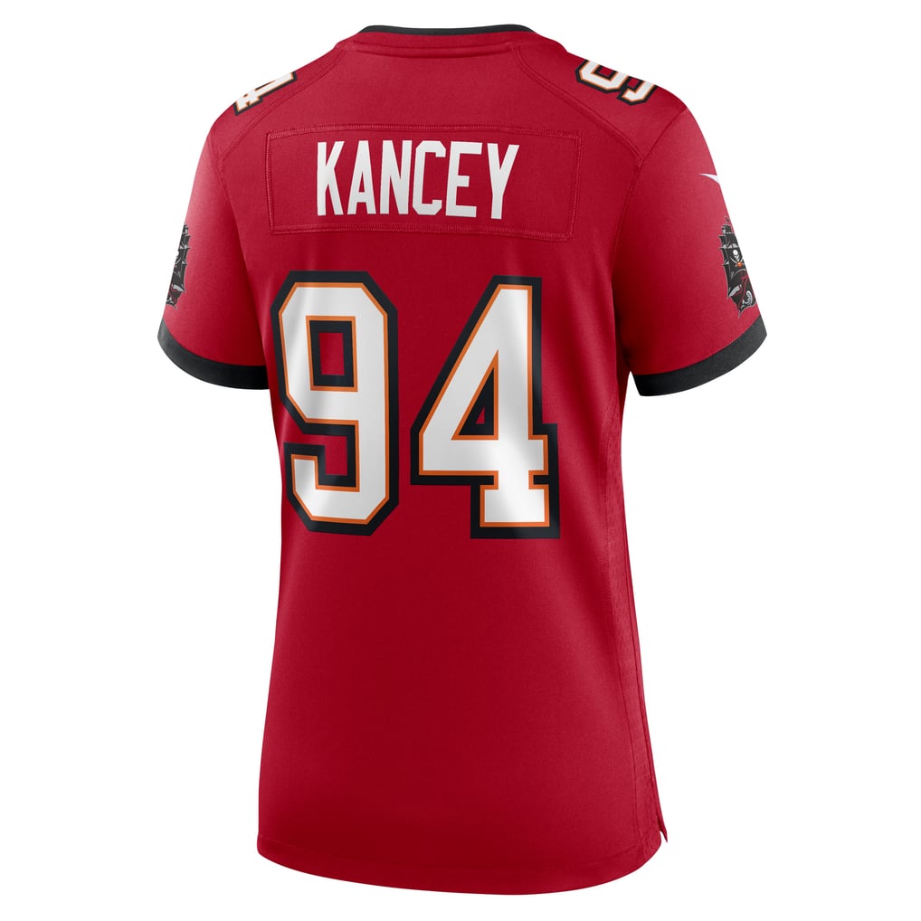 Women's Tampa Bay Buccaneers Calijah Kancey Nike  Red  Game Jersey - Image 4