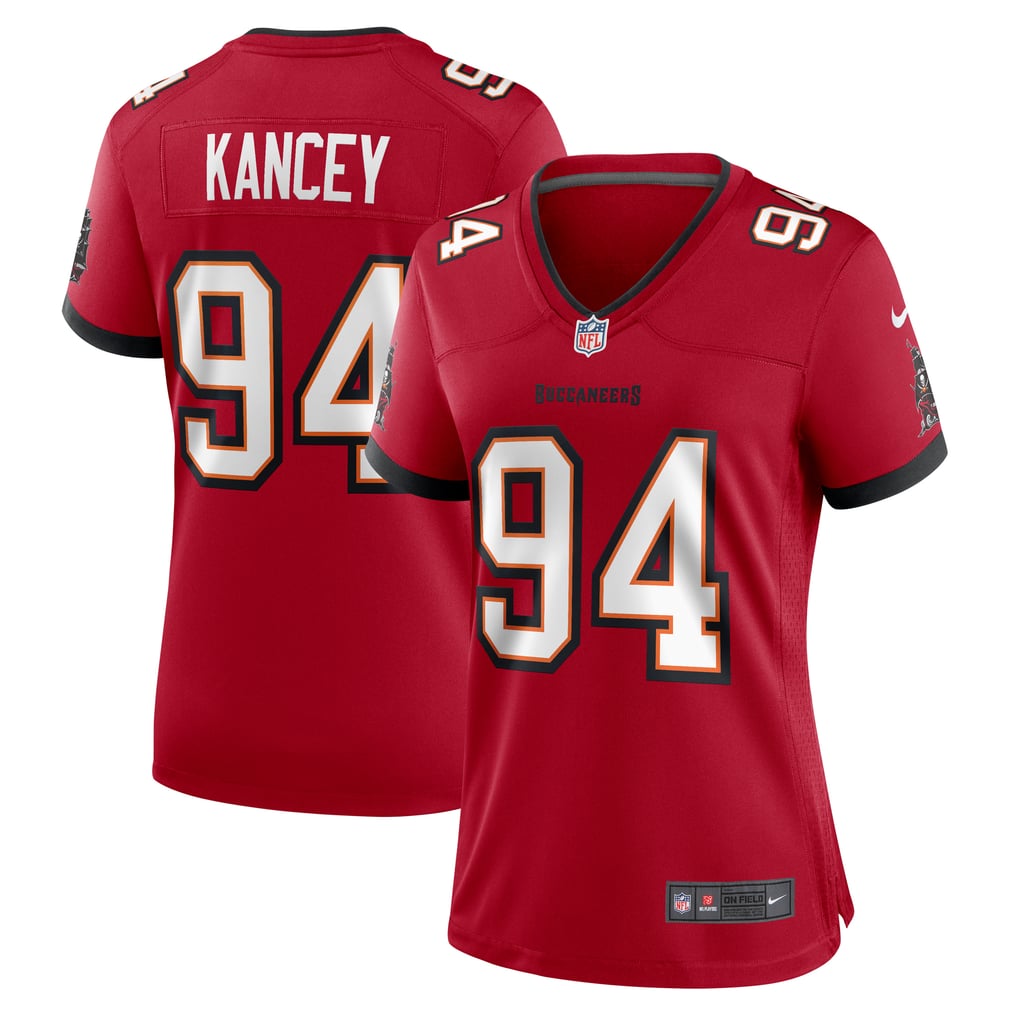 Women's Tampa Bay Buccaneers Calijah Kancey Nike  Red  Game Jersey - Image 1