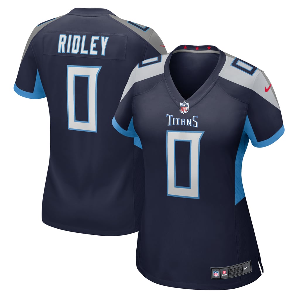 Women's Tennessee Titans Calvin Ridley Nike Navy Game Player Jersey - Image 2