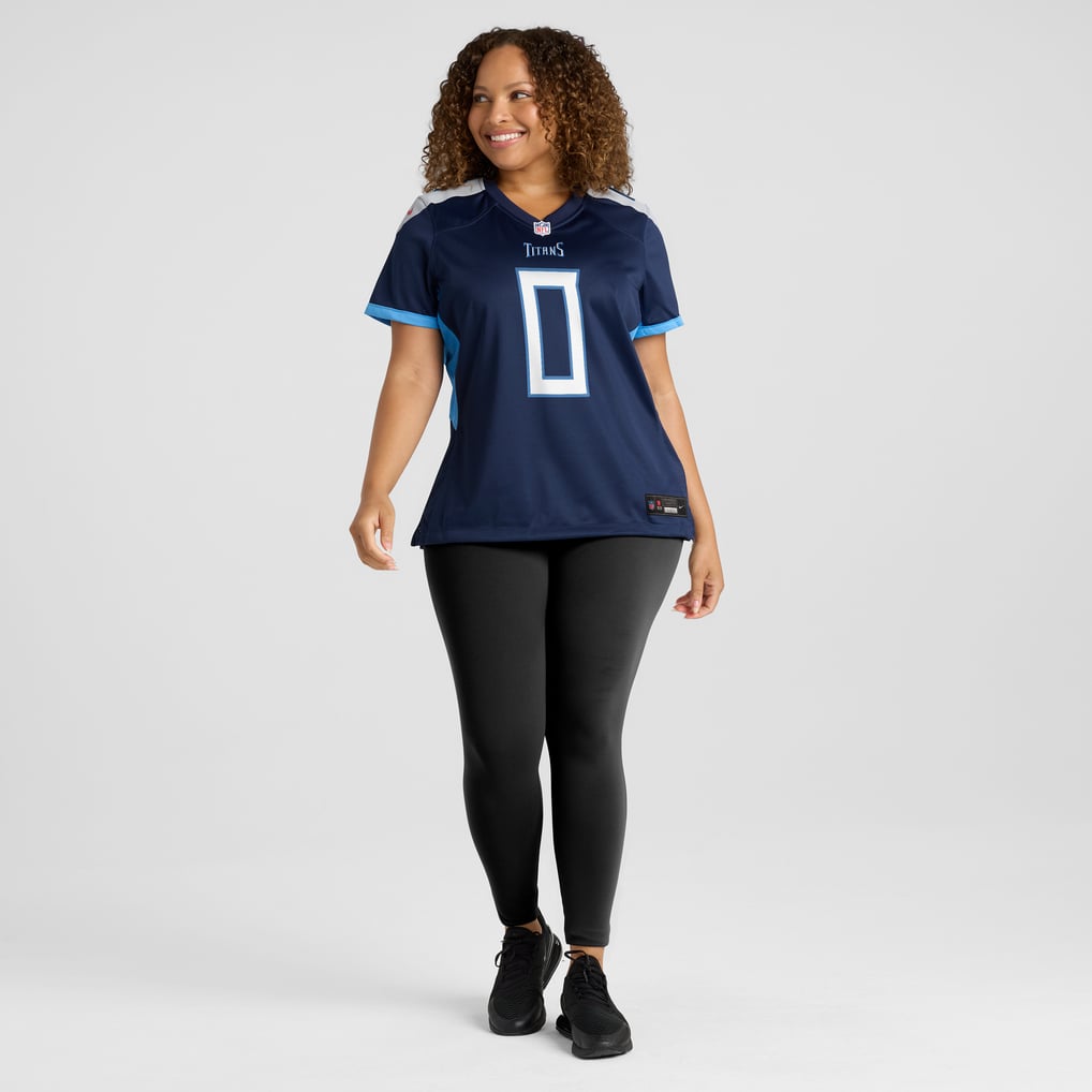 Women's Tennessee Titans Calvin Ridley Nike Navy Game Player Jersey - Image 7
