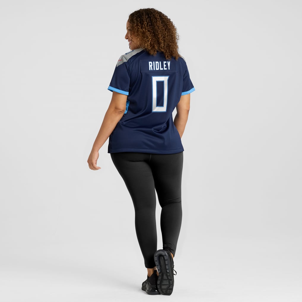 Women's Tennessee Titans Calvin Ridley Nike Navy Game Player Jersey - Image 8