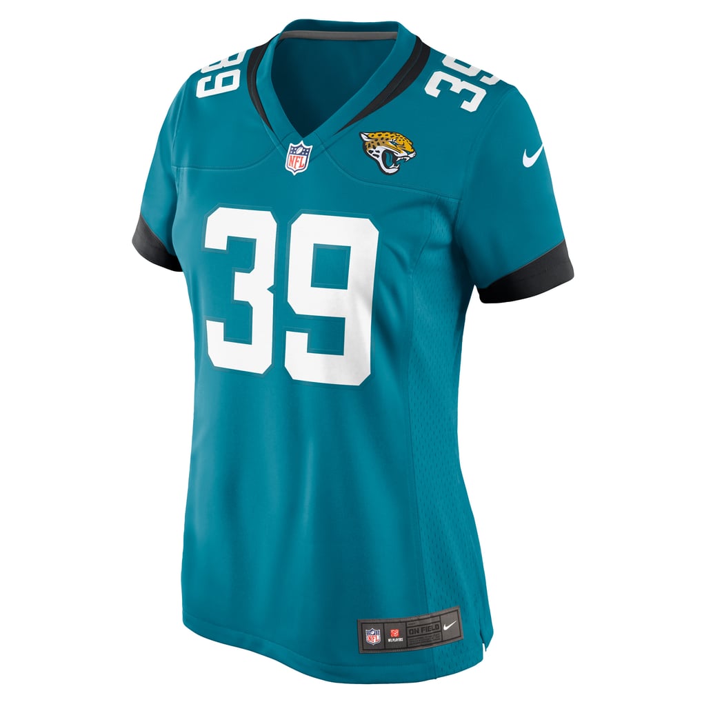 Women's Jacksonville Jaguars Cam Little Nike  Teal  Game Jersey - Image 3