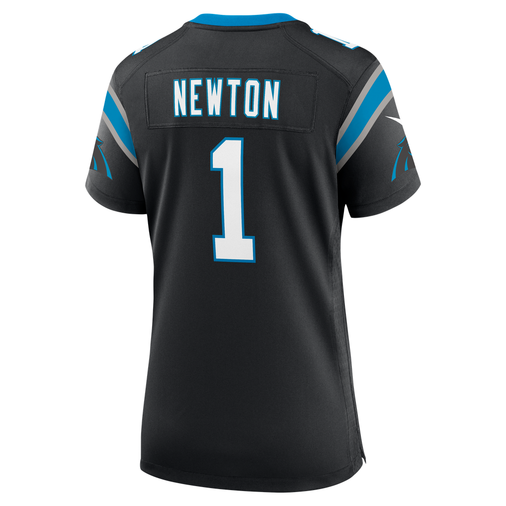 Women's Carolina Panthers Cam Newton Nike Black Team Retired Game Jersey - Image 4