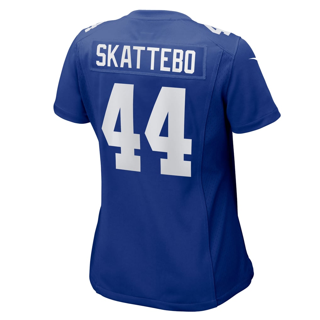 Women's New York Giants Cam Skattebo Nike Royal Team Game Player Jersey - Image 4