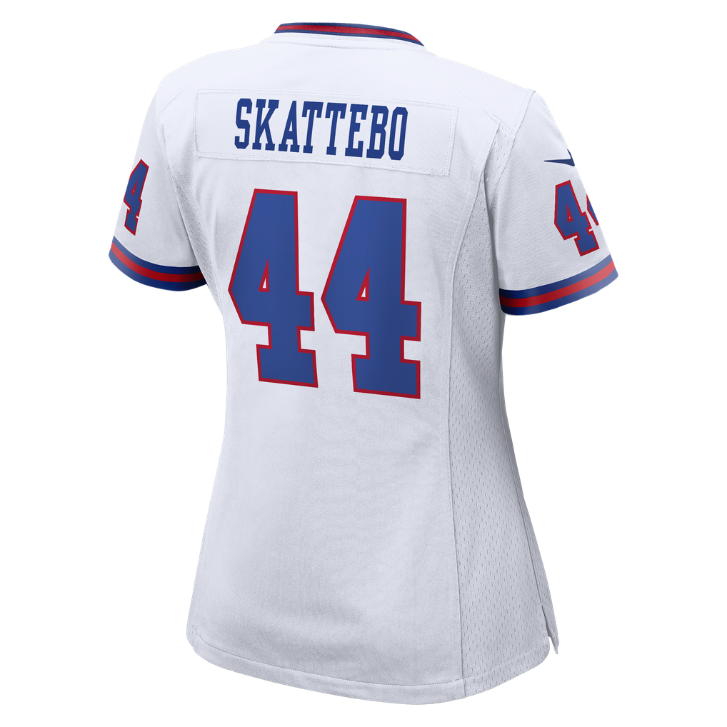 Women's New York Giants Cam Skattebo Nike White Alternate Vintage White Game Jersey - Image 4