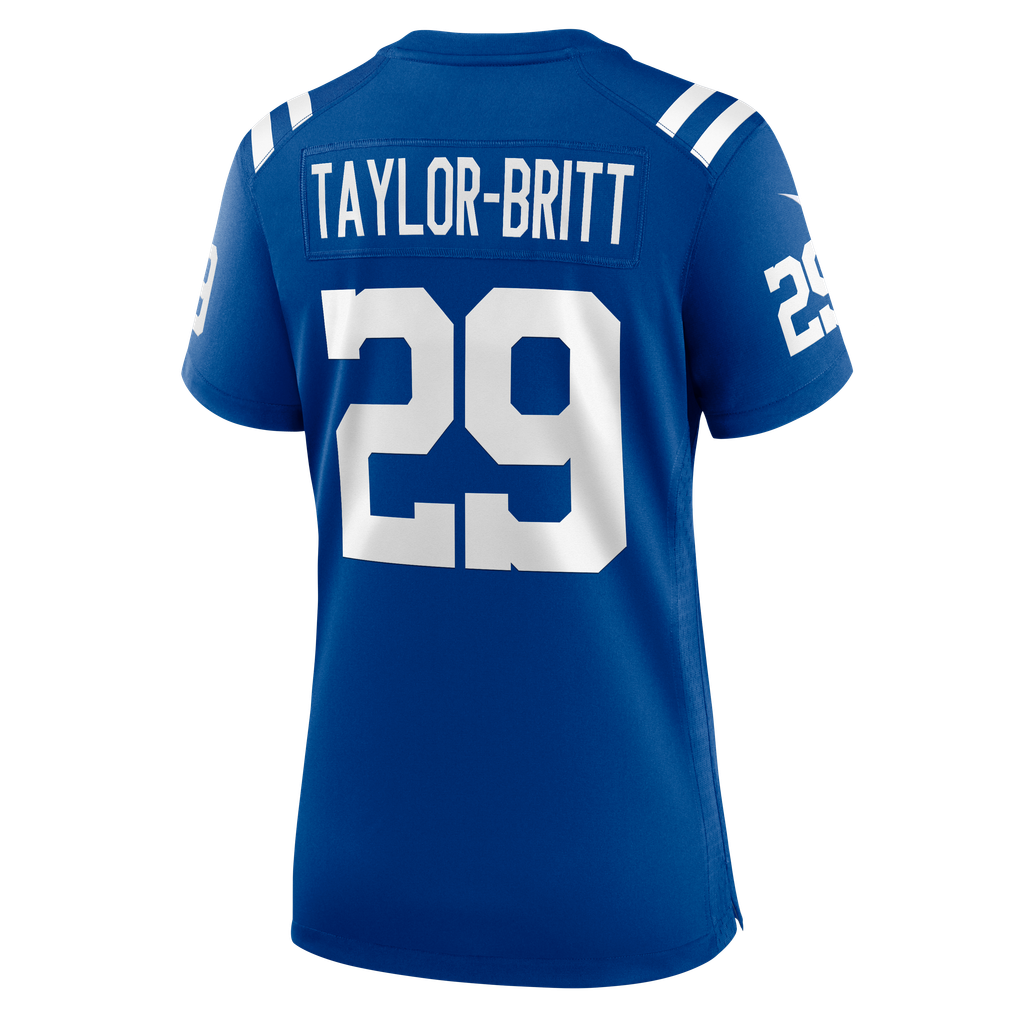 Women's Indianapolis Colts Cam Taylor-Britt Nike Royal Team Game Jersey - Image 8