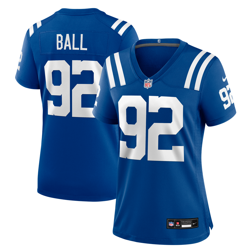 Women's Indianapolis Colts Cameron Ball Nike Royal Team Game Jersey - Image 1