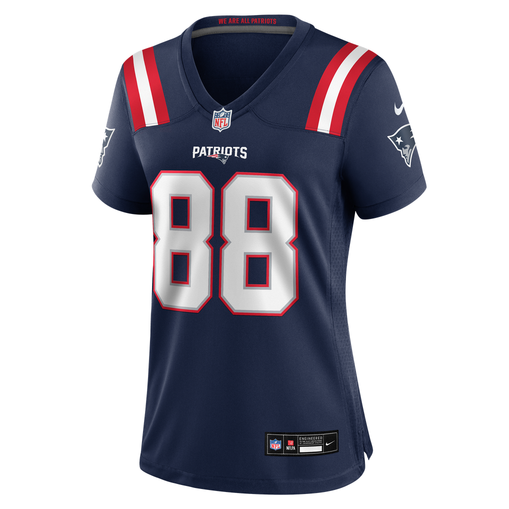 Women's New England Patriots Cameron Dorner Nike Navy Team Game Jersey - Image 7