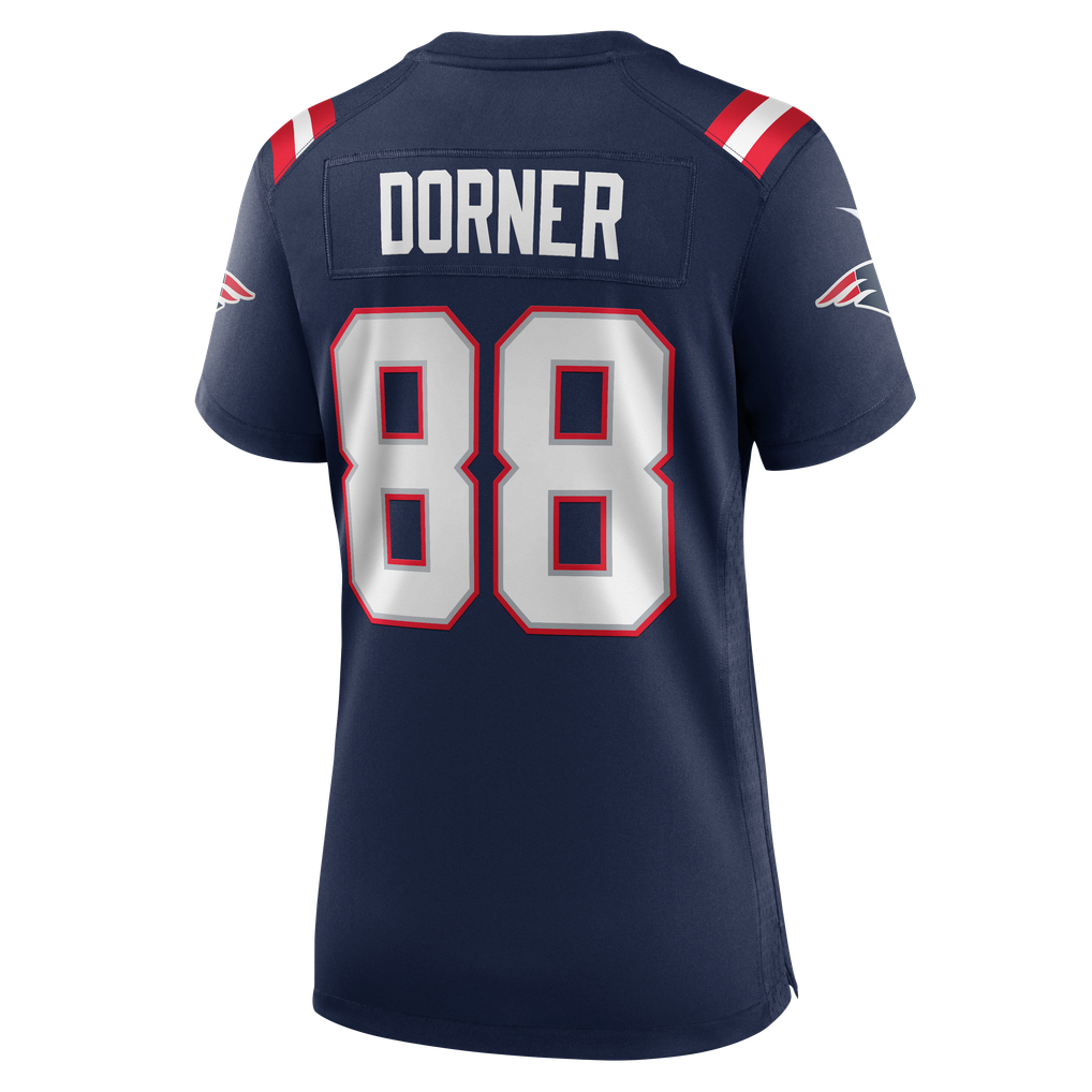 Women's New England Patriots Cameron Dorner Nike Navy Team Game Jersey - Image 8