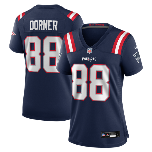 Women's New England Patriots Cameron Dorner Nike Navy Team Game Jersey - Image 1