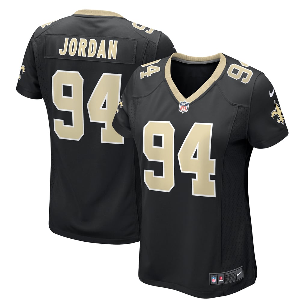 Women's New Orleans Saints Cameron Jordan Nike  Black Team Game Jersey - Image 1