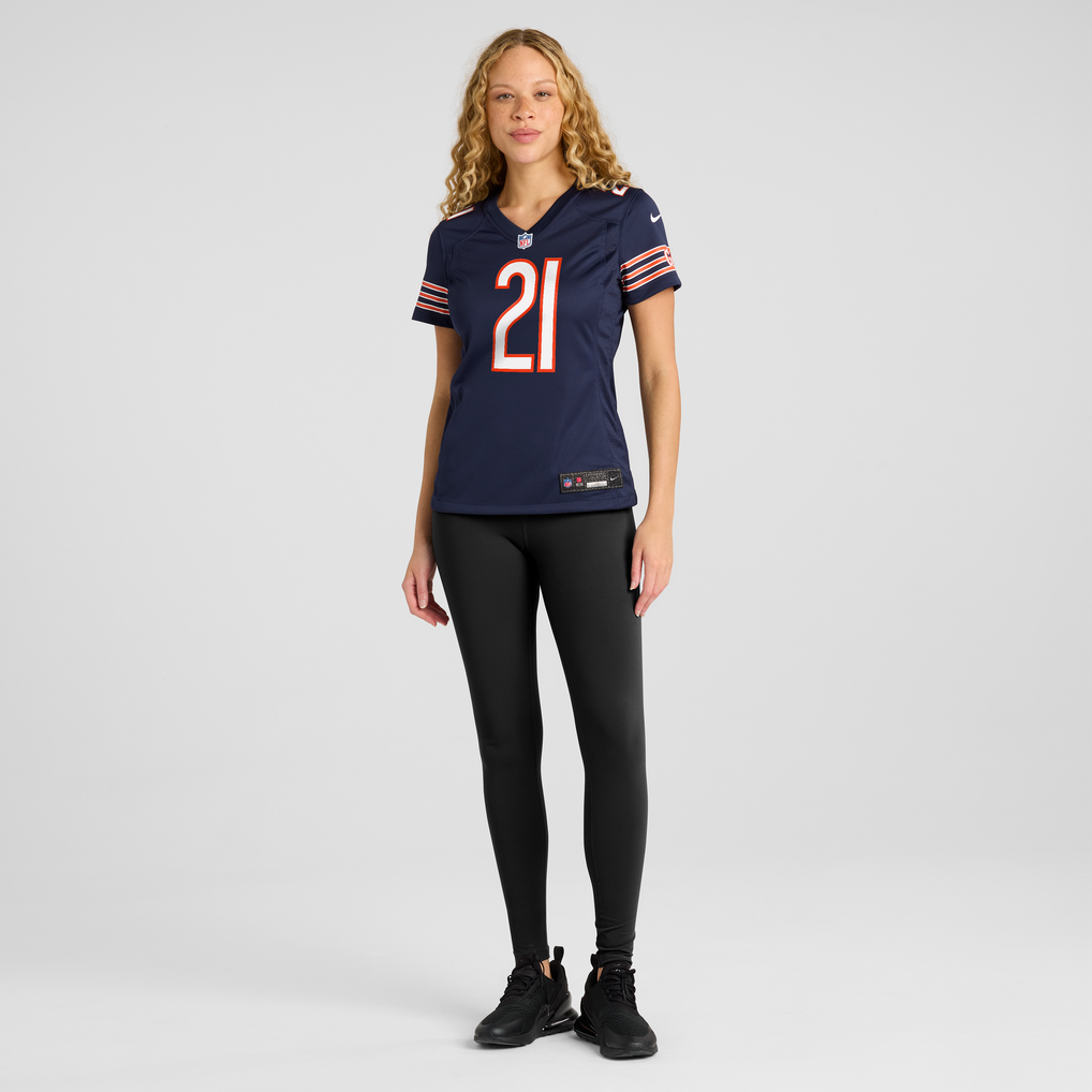 Women's Chicago Bears Cameron Lewis Nike Navy Team Game Jersey - Image 3