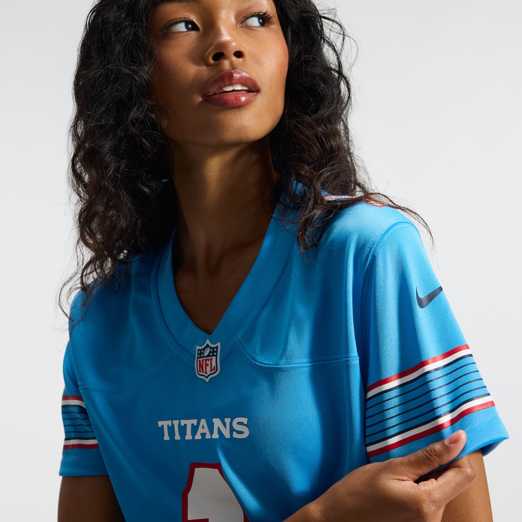 Women's Tennessee Titans Cameron Ward Nike Light Blue Game Jersey - Image 11