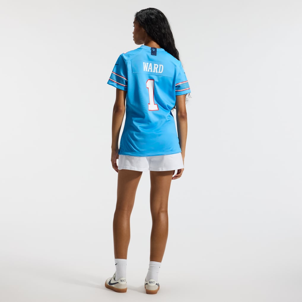 Women's Tennessee Titans Cameron Ward Nike Light Blue Game Jersey - Image 6