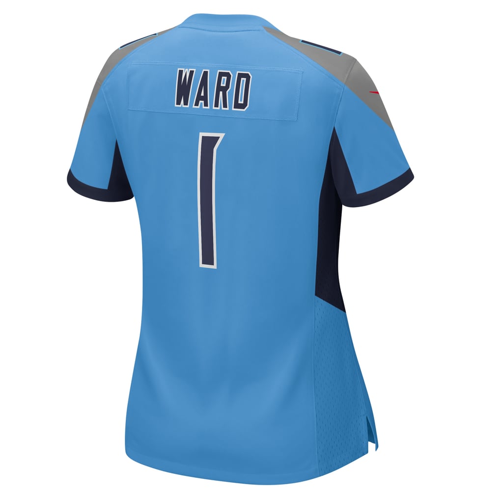 Women's Tennessee Titans Cameron Ward Nike Light Blue Team Game Jersey - Image 4