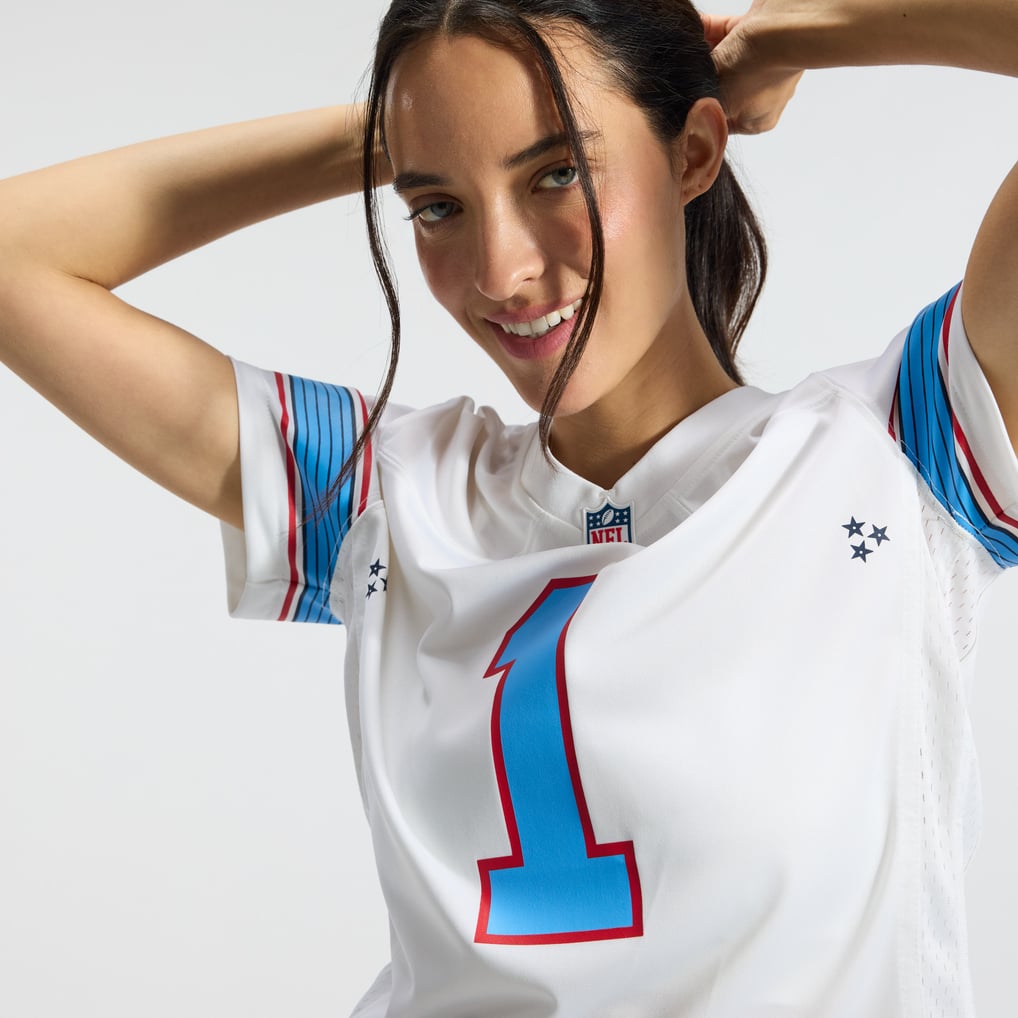 Women's Tennessee Titans Cameron Ward Nike White Game Jersey - Image 10