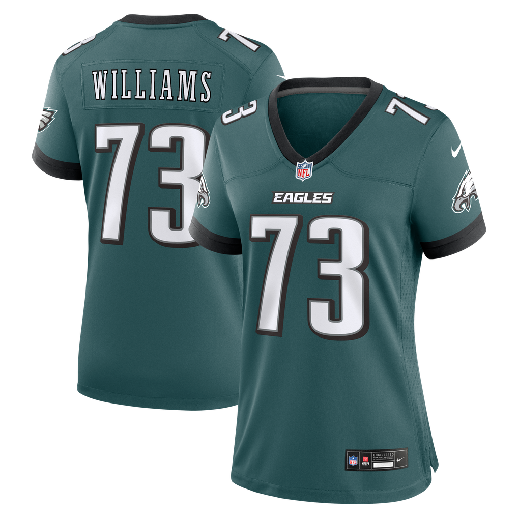 Women's Philadelphia Eagles Cameron Williams Nike  Midnight Green Team Game Jersey - Image 2