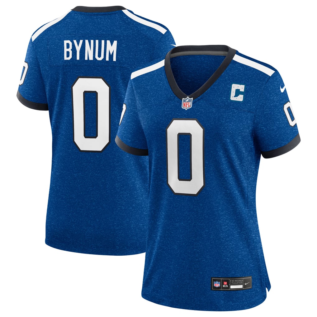 Women's Indianapolis Colts Camryn Bynum Nike  Heather Royal Alternate 2 Indiana Nights Game Jersey - Image 2