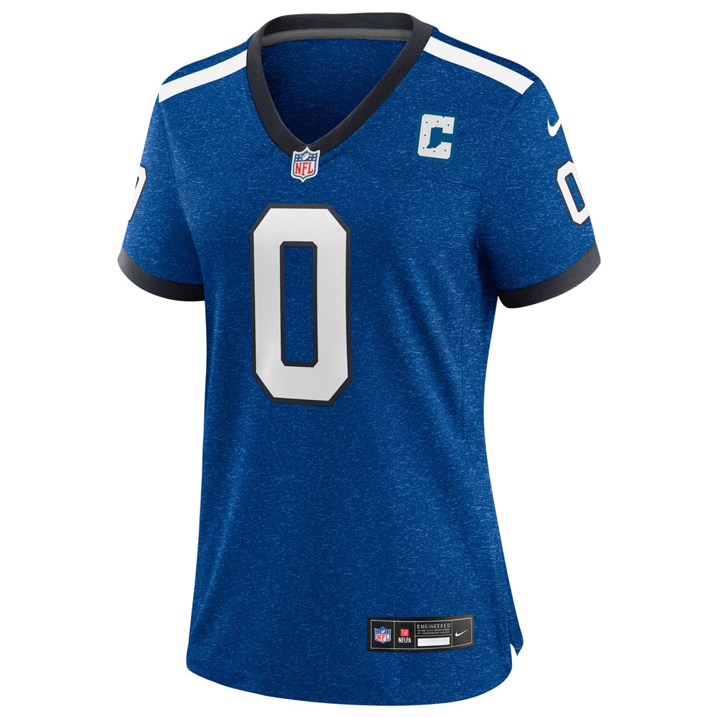 Women's Indianapolis Colts Camryn Bynum Nike  Heather Royal Alternate 2 Indiana Nights Game Jersey - Image 3