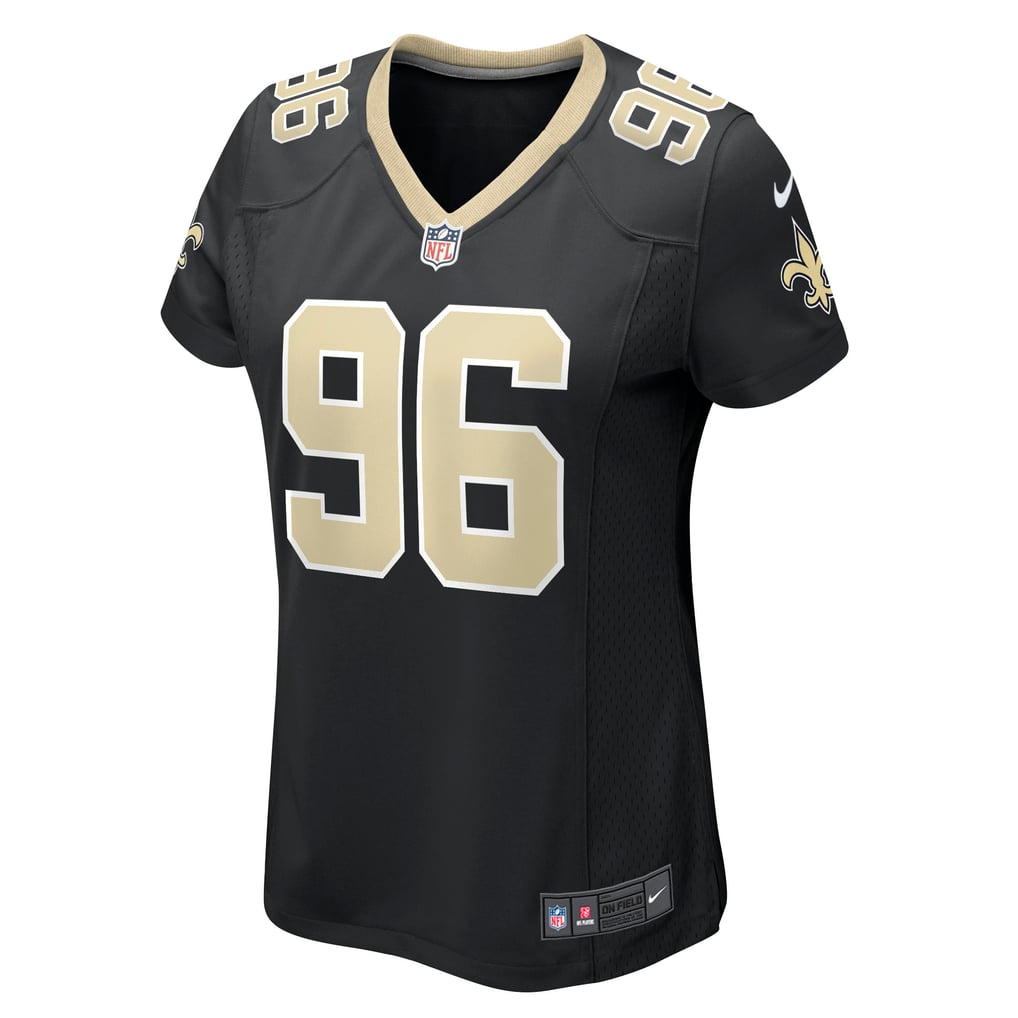 Women's New Orleans Saints Carl Granderson Nike Black Game Jersey - Image 3