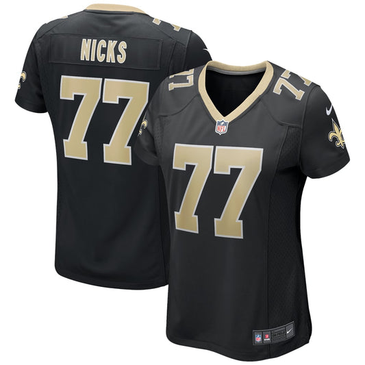 Women's New Orleans Saints Carl Nicks Nike Black Game Retired Player Jersey - Image 1