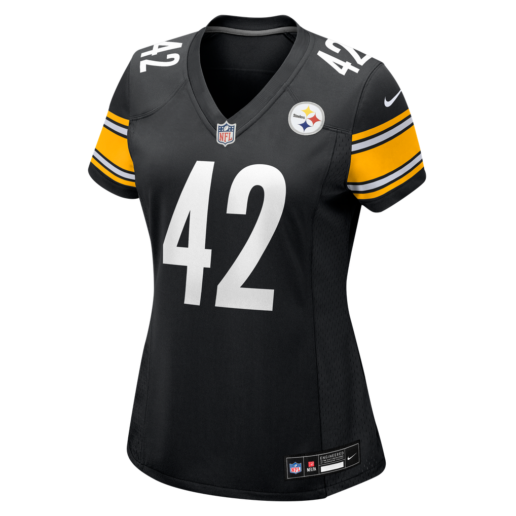 Women's Pittsburgh Steelers Car'lin Vigers Nike Black Team Game Jersey - Image 7
