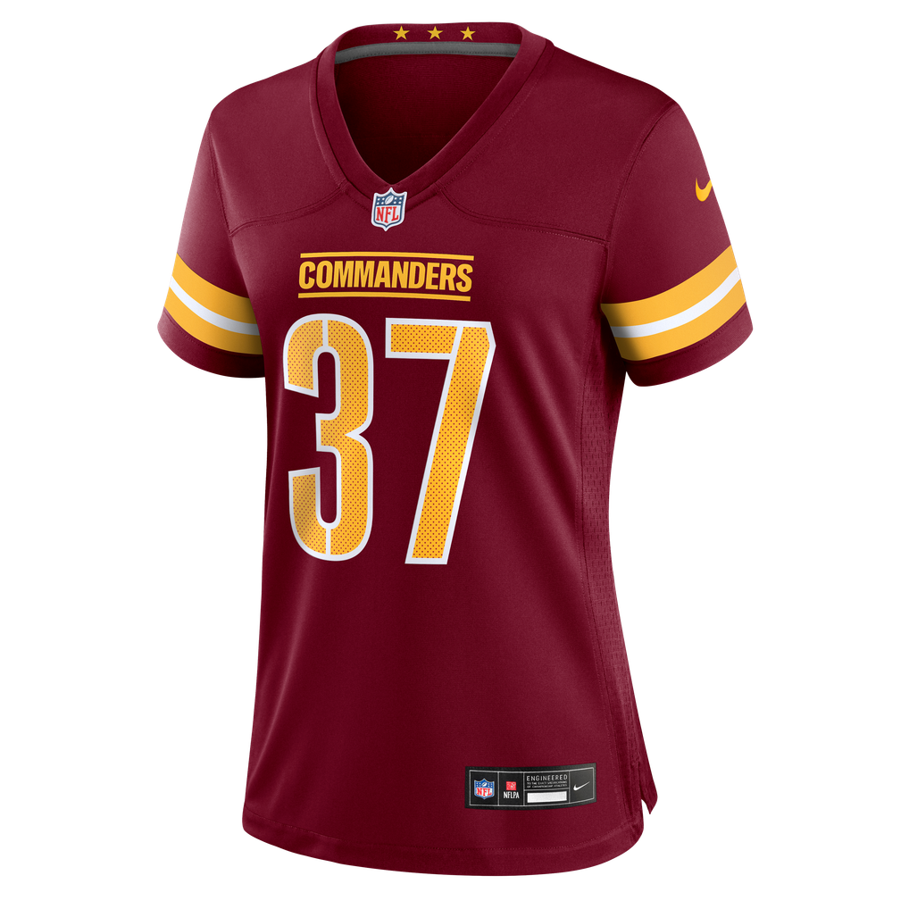 Women's Washington Commanders Car'lin Vigers Nike  Burgundy Team Game Jersey - Image 3
