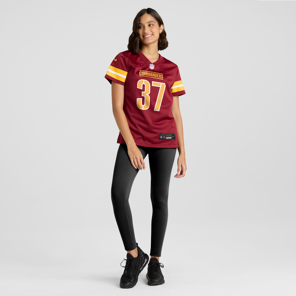 Women's Washington Commanders Car'lin Vigers Nike  Burgundy Team Game Jersey - Image 5