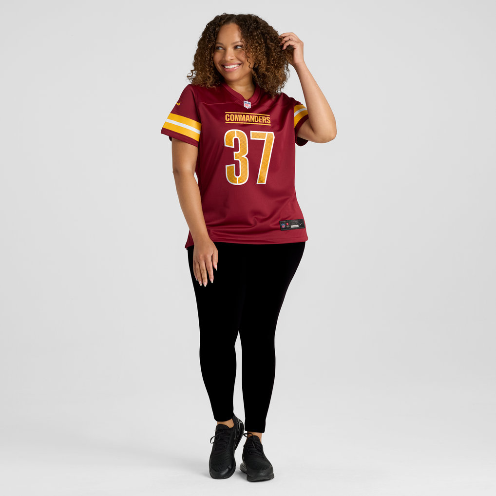 Women's Washington Commanders Car'lin Vigers Nike  Burgundy Team Game Jersey - Image 7