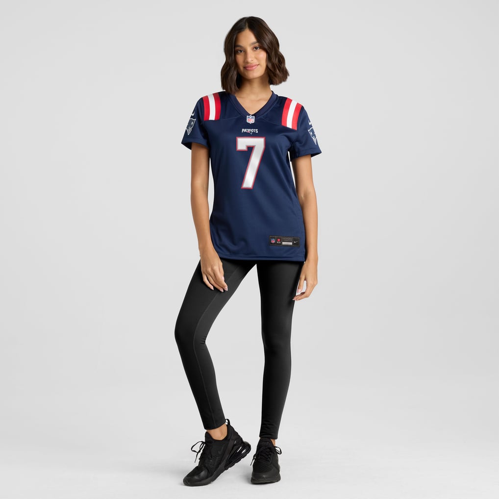 Women's New England Patriots Carlton Davis Nike Navy Team Game Jersey - Image 3