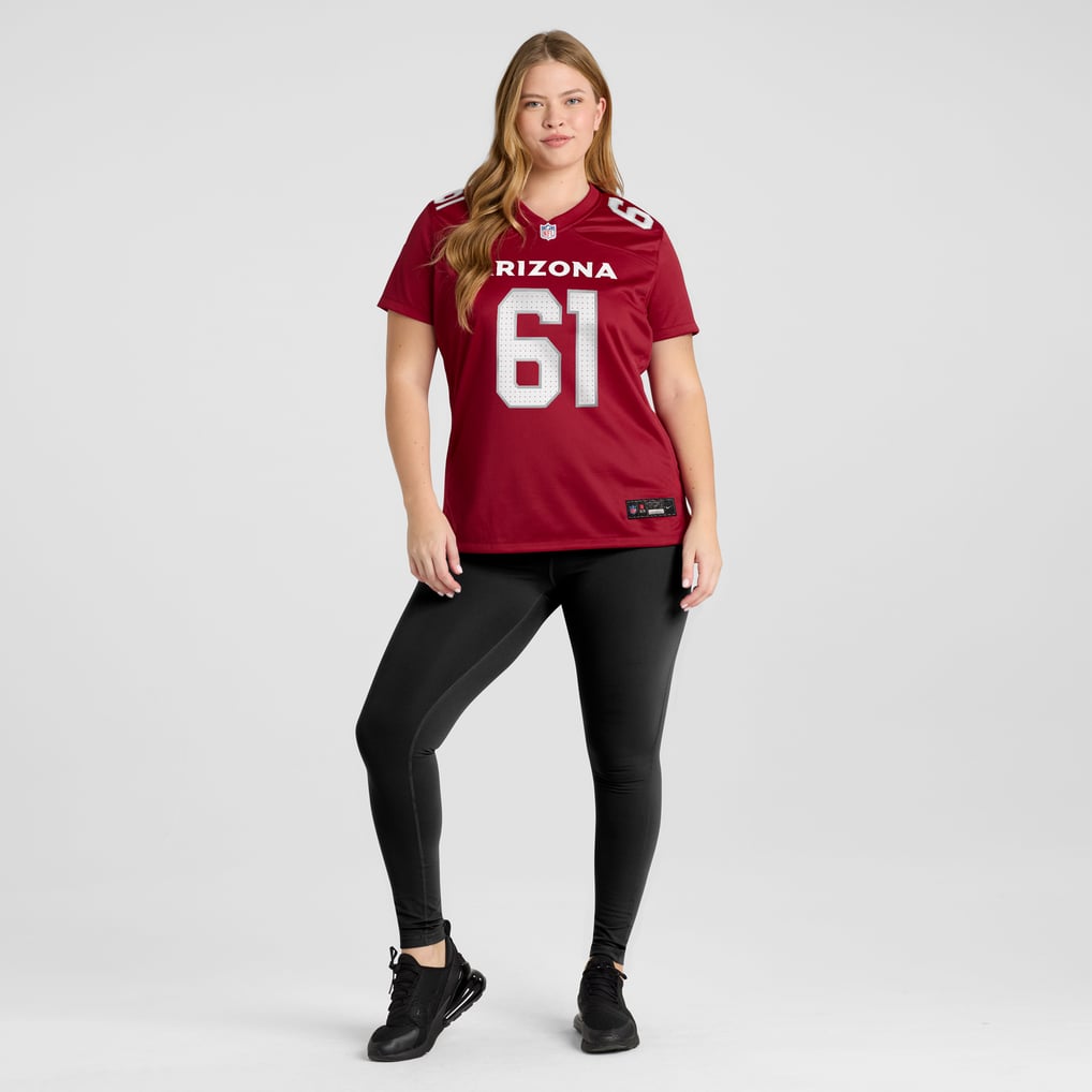 Women's Arizona Cardinals Carter O'Donnell Nike  Cardinal Team Game Jersey - Image 7