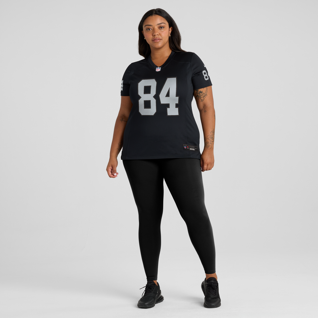 Women's Las Vegas Raiders Carter Runyon Nike Black Team Game Jersey - Image 5