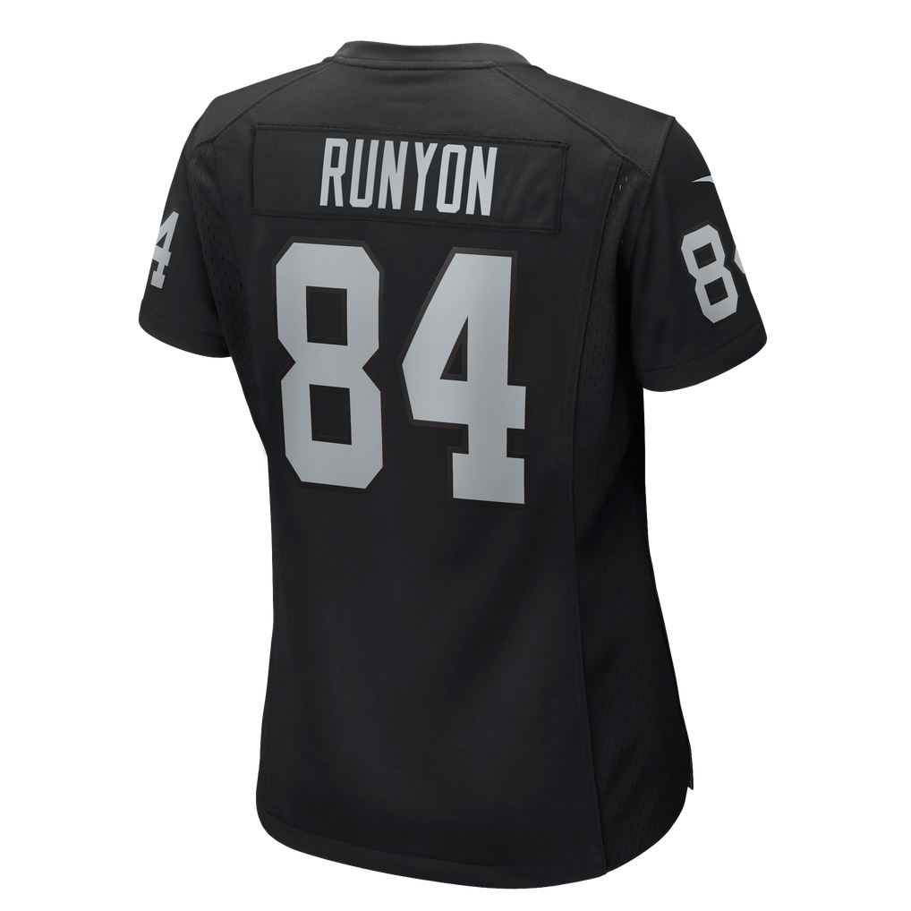 Women's Las Vegas Raiders Carter Runyon Nike Black Team Game Jersey - Image 8