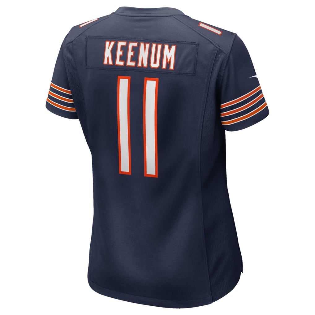 Women's Chicago Bears Case Keenum Nike Navy Team Game Jersey - Image 4