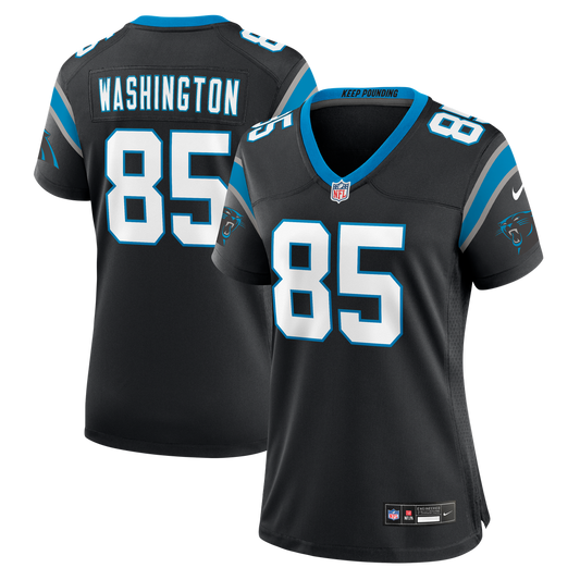 Women's Carolina Panthers Casey Washington Nike Black Team Game Jersey - Image 1